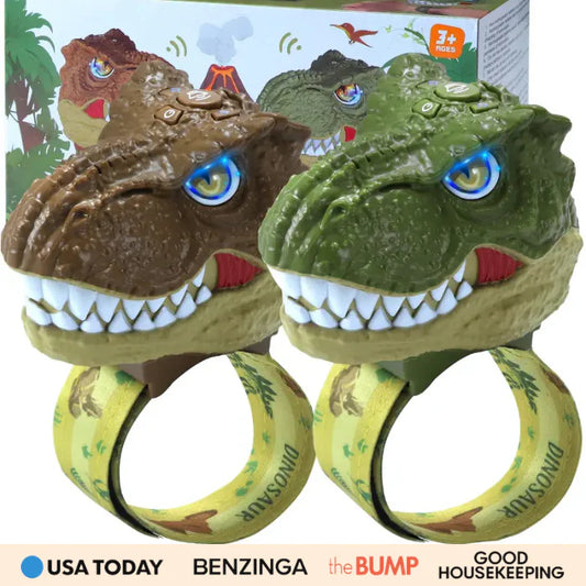 RexTalk™ Wrist Walkie Talkies - Hands-Free Dino Adventure Play (2-Pack)